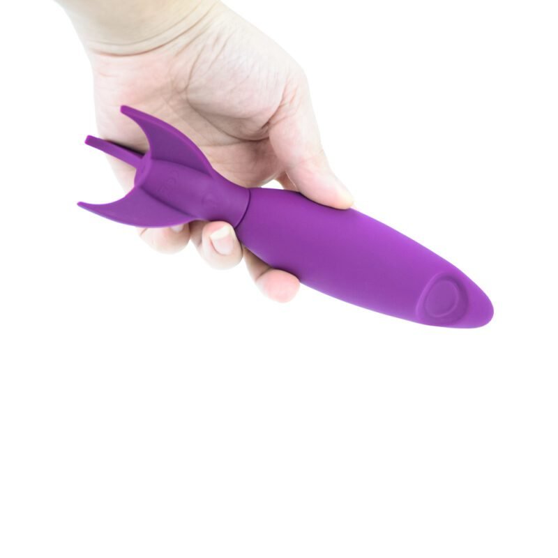 "Rocket" 10 Speed Silicone G-Spot Massager (Purple) - Image 6