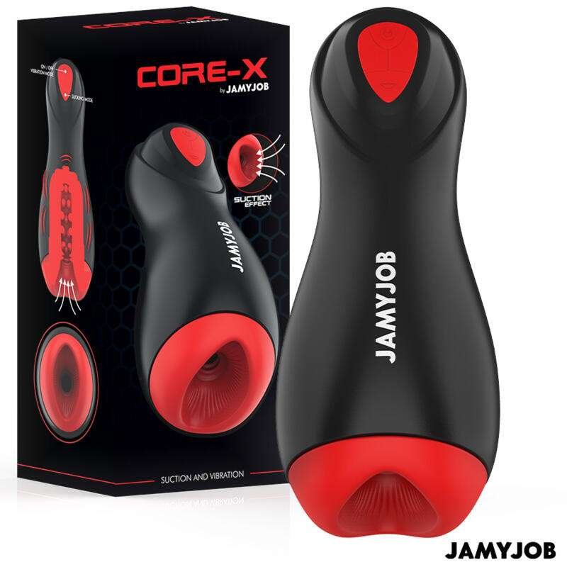 JamyJob - Core-X Automatic Vagina Masturbator with 5 Suction & Vibration Modes
