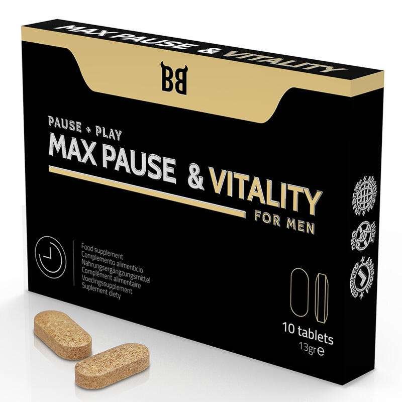 Black Bull - Max Pause & Vitality Delay For Men (10 Capsules)