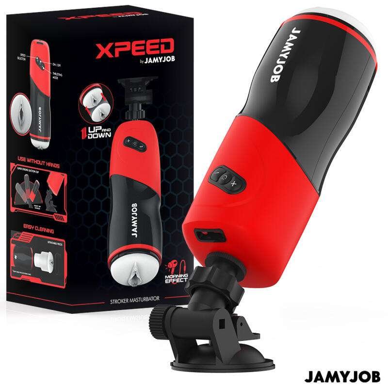 JamyJob - X-Peed Automatic Vagina Masturbator with 5 Thrusting Modes & Sound
