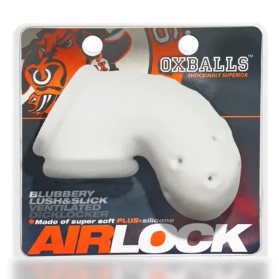 AIRLOCK Air-Lite Vented Chastity – White Ice