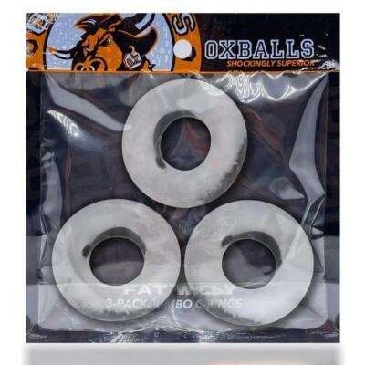 FAT Willy – (3 Pack) Jumbo Cock Rings – Clear
