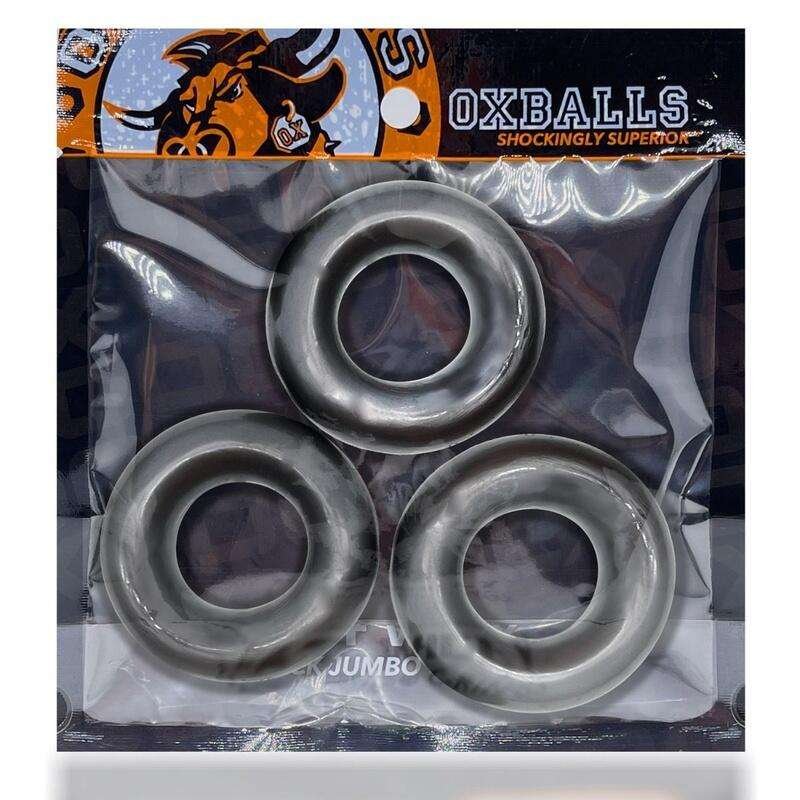 FAT Willy – (3 Pack) Jumbo Cock Rings – Steel