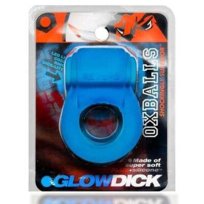 GLOWDICK – Cock Ring with LED Blue Ice