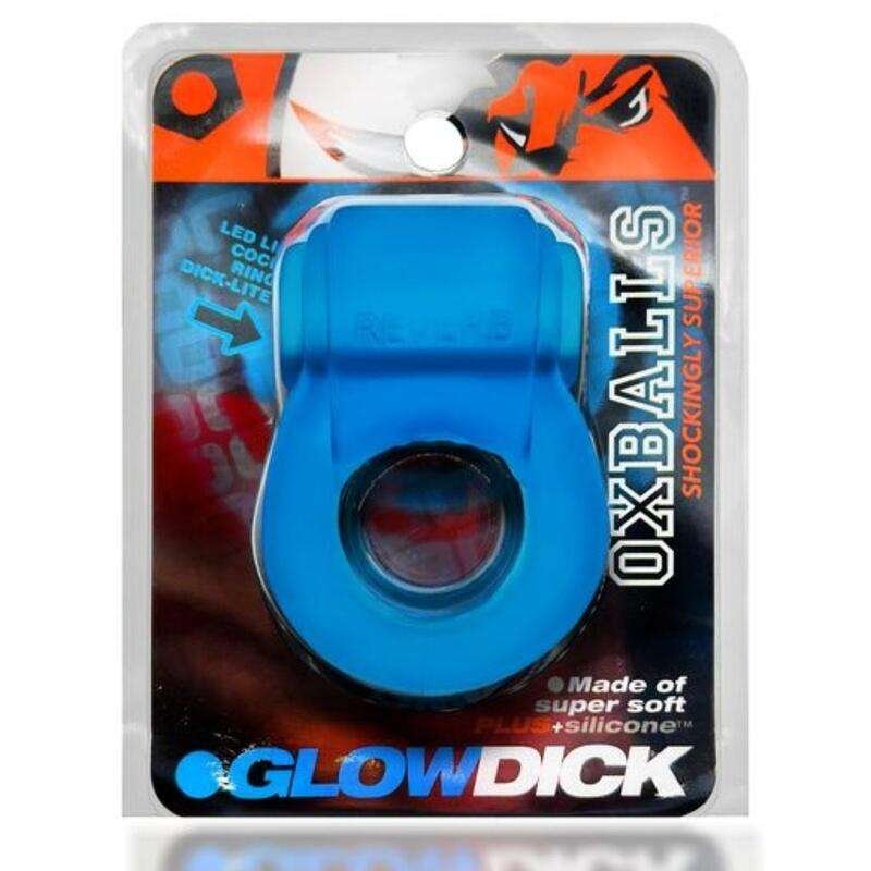 GLOWDICK – Cock Ring with LED Blue Ice