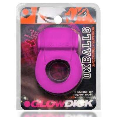 GLOWDICK – Cock Ring with LED Pink Ice