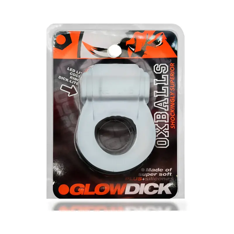 GLOWDICK – Cock Ring with LED Clear Ice