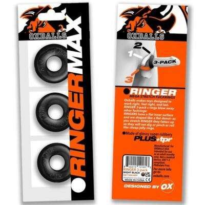RINGER Max – (3 Pack) Black