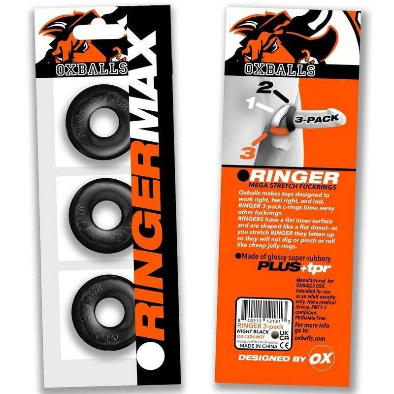 RINGER Max – (3 Pack) Black