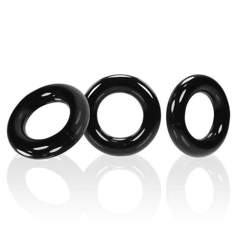 Willy Rings (3 Pack) Cockring – Black - Image 3