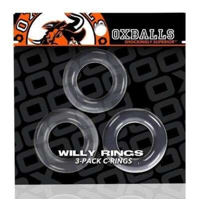 Willy Rings (3 Pack) Cockring – Clear