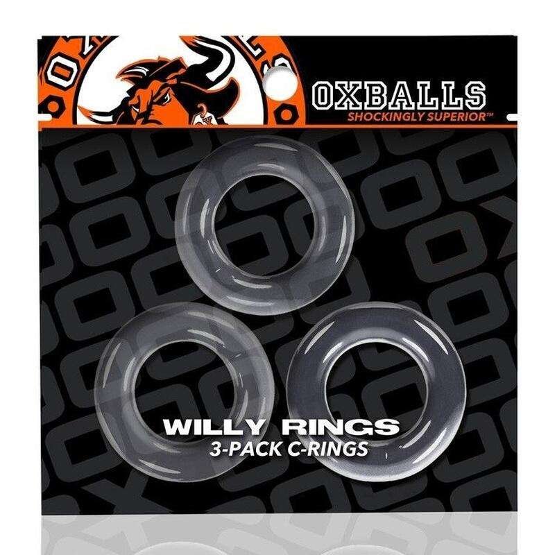 Willy Rings (3 Pack) Cockring – Clear