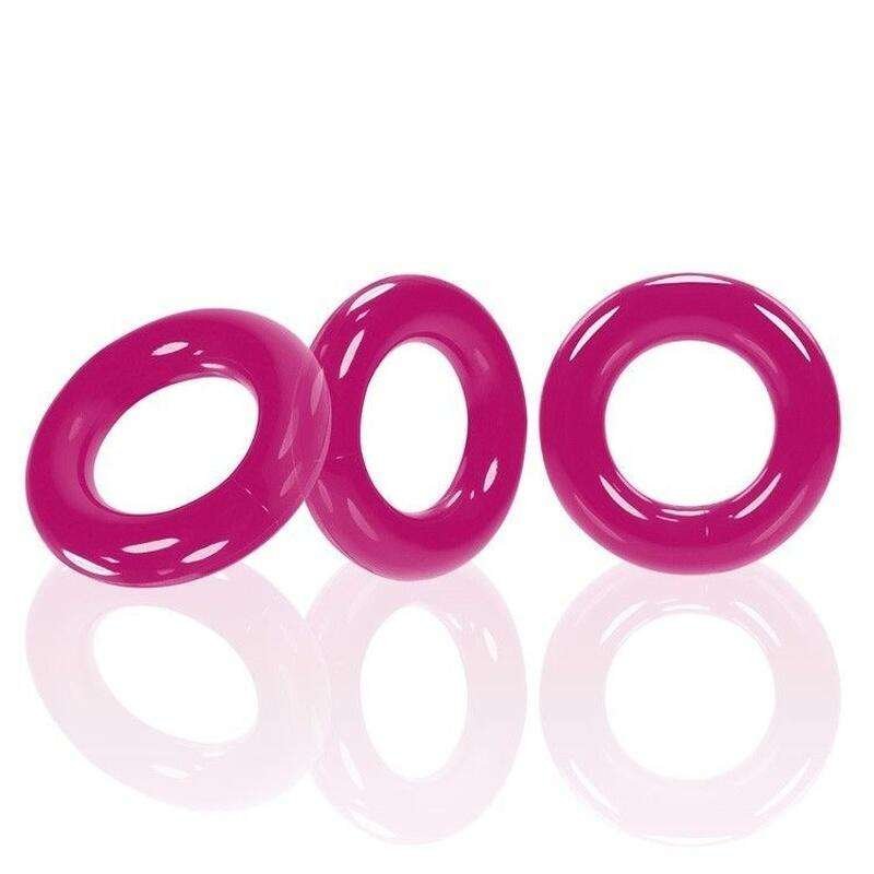 Willy Rings (3 Pack) Cockring – Hot Pink - Image 2