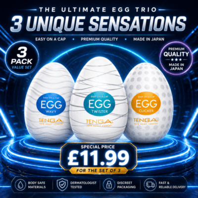 TENGA Egg Wavy, Twister & Clicker – Sale Bundle | £11.99 Per Set - LIMITED TIME OFFER 