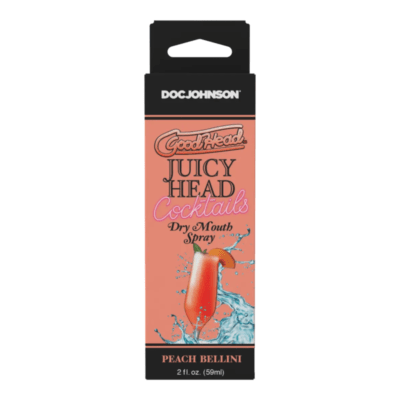 Good Head Juicy Head Cocktails Dry Mouth Spray – Peach Bellini 2oz