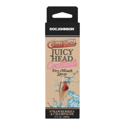 Good Head Juicy Head Cocktails Dry Mouth Spray – Strawberries & Champagne 2oz 