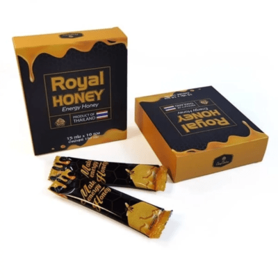 Royal Honey VIP Sachets Box of 10 x 15g Natural Honey Energy Supplement