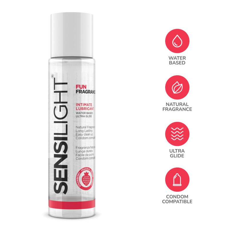 Sensilight Fun Fragrance Strawberry Flavoured Lubricant 60ml - Image 3