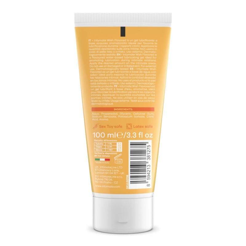 Intymate Wish Vanilla Flavoured Lubricant 100ml - Image 2