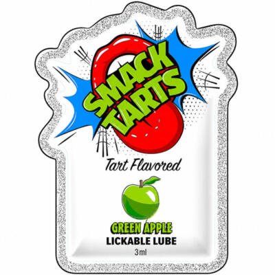 Smack Tarts® Lickable Lubricant – Sour Green Apple – 3ml Sachet