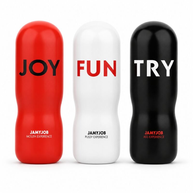 JamyJob - Joy, Fun & Try Triple Pack Masturbator