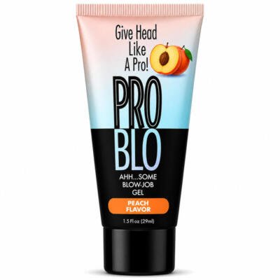 Pro Blo® Oral Pleasure Gel – Peach – 1.5oz Tube