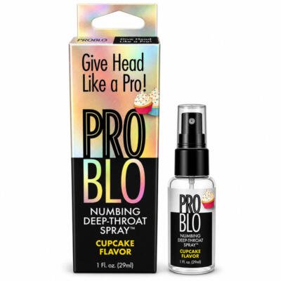 Pro Blo® Numbing Deep Throat Spray – Cupcake – 1oz Bottle