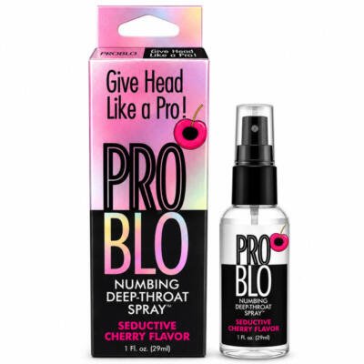 Pro Blo® Numbing Deep Throat Spray – Seductive Cherry – 1oz Bottle