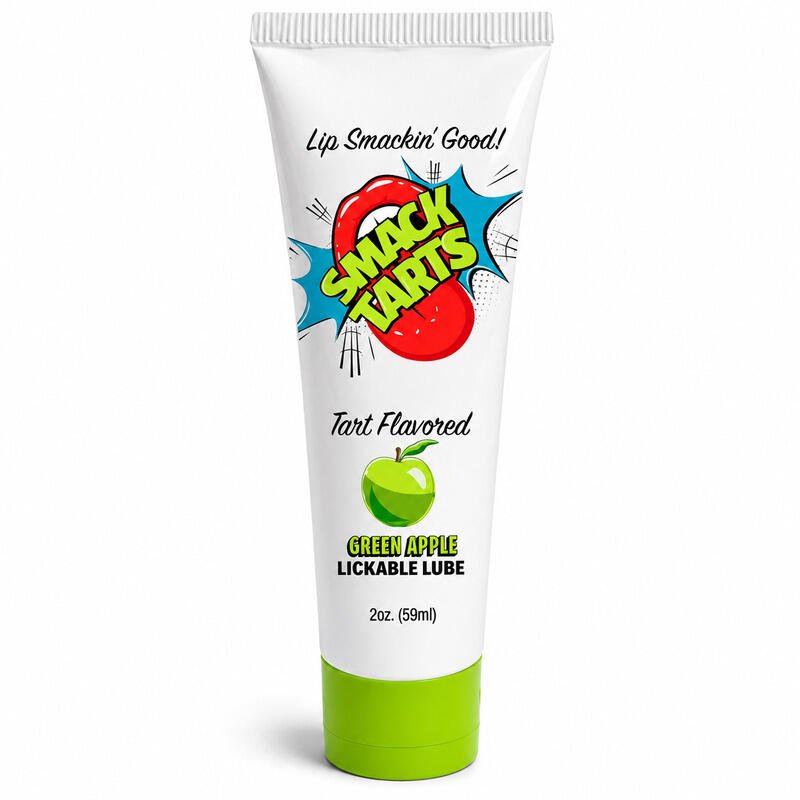 Smack Tarts® Lickable Lubricant – Sour Green Apple – 2oz Bottle