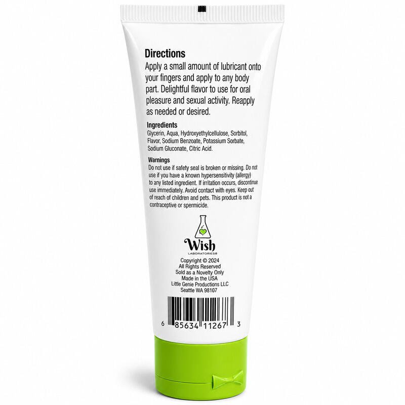 Smack Tarts® Lickable Lubricant – Sour Green Apple – 2oz Bottle - Image 2
