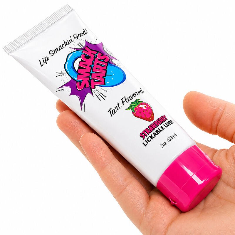 Smack Tarts® Lickable Lubricant – Sour Strawberry – 2oz Bottle - Image 7