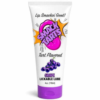 Smack Tarts® Lickable Lubricant – Sour Grape – 4oz Bottle