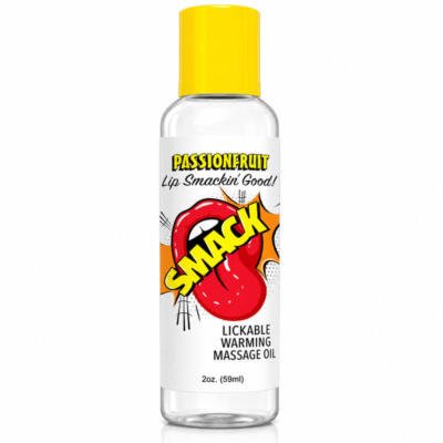Smack Tarts® Lickable Massage Oil – Passion Fruit – 2oz Bottle