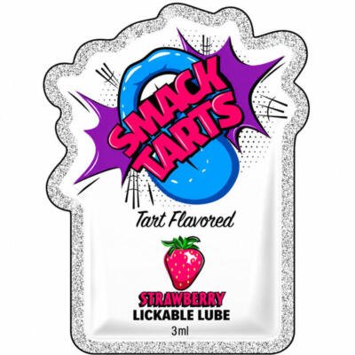 Smack Tarts® Lickable Lubricant – Sour Strawberry – 3ml Sachet