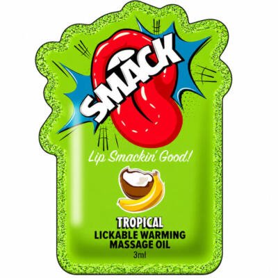 Smack Tarts® Lickable Massage Oil – Tropical – 3ml Sachet