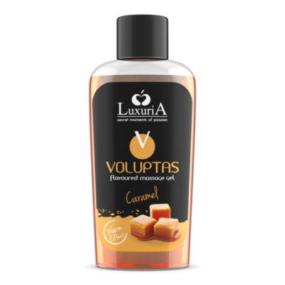 Luxuria Voluptas Edible Massage Gel 100ml | Warming Effect | Caramel