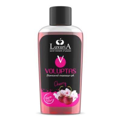 Luxuria Voluptas Edible Massage Gel 100ml | Warming Effect | Cherry