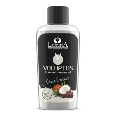 Luxuria Voluptas Edible Massage Gel 100ml | Warming Effect | Coconut & Cream