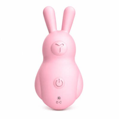Mini Rabbit G-Spot Massager USB Rechargeable Waterproof Body-Safe Silicone Pink