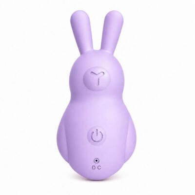 Mini Rabbit G-Spot Massager USB Rechargeable Waterproof Body-Safe Silicone Purple