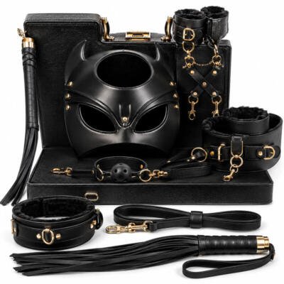 X-Toyz Bondage Kit 6 - Luxury BDSM Restraint Set with Mask & Storage Case