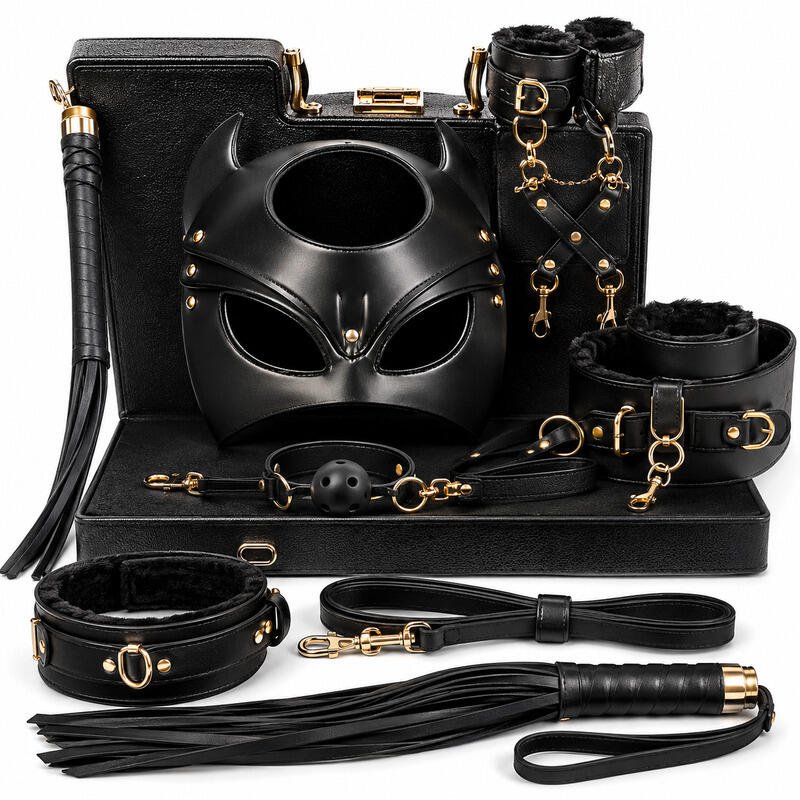 X-Toyz Bondage Kit 6 - Luxury BDSM Restraint Set with Mask & Storage Case