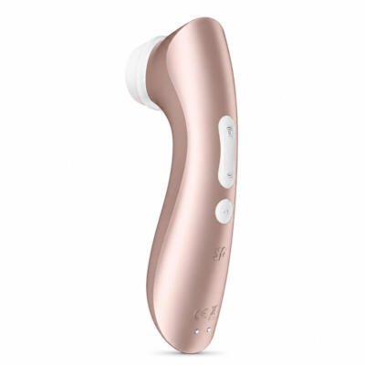 Satisfyer Pro 2+ Air Pulse Stimulator & Vibrator USB Rechargeable Waterproof Rose Gold