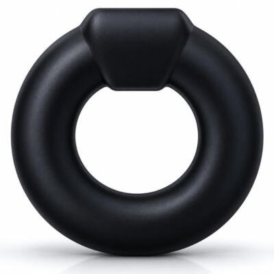Premium Silicone Performance Ring Body-Safe Waterproof Flexible Black