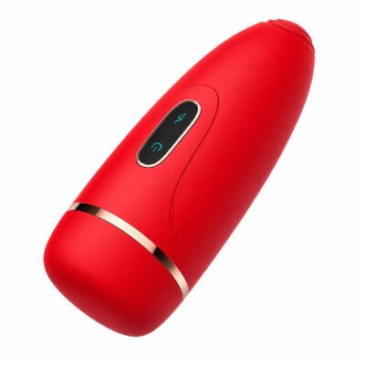Phantom Aircraft Cup Automatic Male Masturbator USB Rechargeable 7 Vibration Red