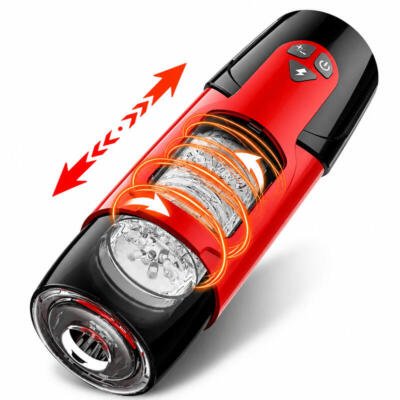Dark Knight Automatic Male Masturbator USB Rechargeable 10 Modes Rotating Stroker