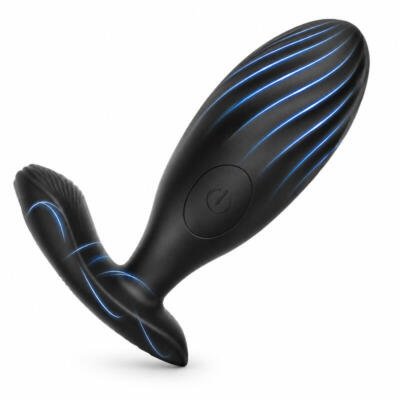 X-Toyz Rechargeable Vibrating Anal Plug 9 Modes Waterproof Silicone