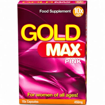 GoldMAX Pink 450mg Food Supplement Capsules for Women – 10 Capsules
