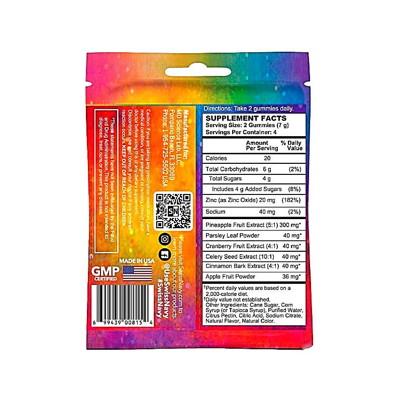 Swiss Navy Yummy Cummy Gummy Pleasure Gummies – 4 Gummies – For Men & Women - Image 2