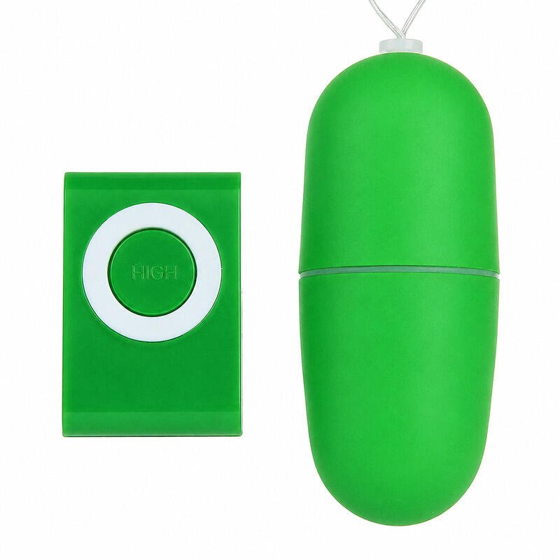 Remote Controlled Love Egg (Green) – Wireless Vibrating Egg | 2× AAA Battery | Quiet | Discreet